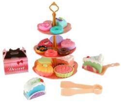Teddies Set de ceai, vesela, tavă cu accesorii într-o cutie (TD00861462) Bucatarie copii