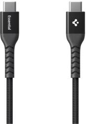 Spigen ESSENTIAL EB10010CCA adatkábel Type-C - Type-C 100cm fekete SP114268 (ACA11103)
