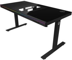 Lorgar Birou gaming Lorgar ELITE 90, cu înălțime reglabilă, sticlă securizată, negru (LRG-DE90G)
