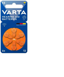 VARTA 24607101416 hallókészülék elem (V312) 6 db (24607101416)