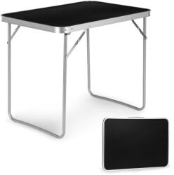 MultiGarden Kerti asztal, MultiGarden GMFC-FY8060, fekete, 80 x 60 cm, összecsukható, magasság: 70 cm, bőrönddé hajtható, hordfogantyúval, teherbírás: 30 kg (TF3514)