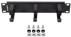 Lanberg AK-1702-B 10" 1U fekete fém gyűrűs fém kábelrendező - pcx