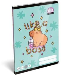 LIZZY Füzet, tűzött, A5, vonalas, 32 lap, 2. osztály, LIZZYSULI, Lollipop Capybara, 12-32 (7500169000)