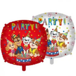 Flexmetal Mancs őrjárat: Party! feliratú fólia lufi - 46 cm (94996) (94996)