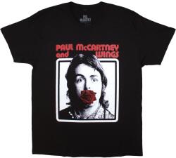 Paul McCartney Red Rose Speedway (Back Print) Rövid ujjú póló Black M (PMCTS10MB02)
