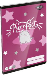 ICO ICO: LizzySuli Kittok Stars Purrfect kockás füzet A/5 27-32 (7500171002-582854)