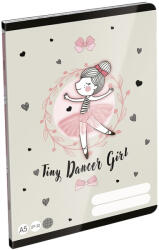 ICO ICO: LizzySuli Lovely Ballerina Tiny Dancer kockás füzet A/5 27-32 (7500171003-582878)