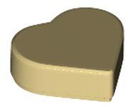 LEGO® Placă netedă 1 X 1 inimă (6300100)