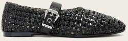 AllSaints balerini din piele Sabine Woven Flat PPY2-OBD494_99X