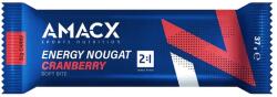 Amacx Energy Nougat Cranberry energia szelet, 37g, 1db, vörösáfonya ízű
