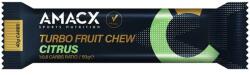 Amacx Turbo Fruit Chew Citrus energia szelet, 50g, 1 db, citrus ízű