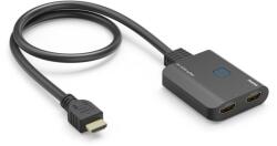 Hama Сплитер 4K HDMI мъжко - 2 x HDMI женско, черен (205284) - pimpmypc