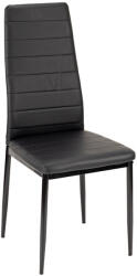 Leziter Tino NOVA Étkezőszék, fekete színben (MDC-001-Black)
