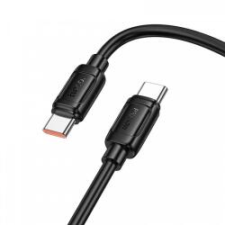 Hoco USB-C - USB-C kábel Hoco X115, 240W, 1m, fekete
