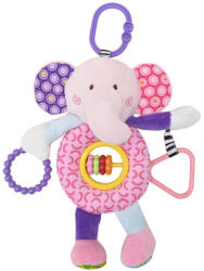 Lorelli Toys plüss csörgőjáték - Pink elefánt (10191410005)