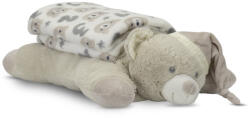 Lorelli Poffy Duo takaró 75x90 cm párnával 45x30 cm - White BeigeTeddy Bear - pelenka