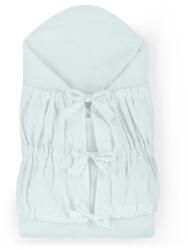 Petite&Mars Megkötős pólya Nurse tömör kókusz betéttel Baby Blue 75x75 cm (929773)