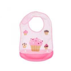 Chipolino Happy Meal előke - rózsaszín (BIBHM0214PI)