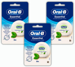 Oral-B Essentialfloss fogselyem (3x50 m) (8006530045667)