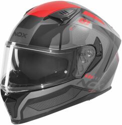 NOX Cască integrală pentru motocicletă NOX N402 Mentor negru-roșu (AIM140-2793)