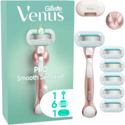Gillette Venus Pro Smooth Sensitive női borotva 6 db borotvabetéttel (8006530072571)