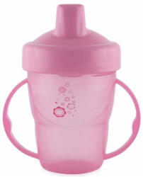 Lorelli - Baby Care Lorelli Baby Care itatópohár fogantyúval 210ml magas - pink (10230550002)