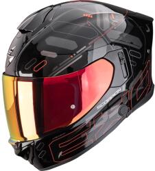 Scorpion Cască integrală pentru motocicletă Scorpion EXO-530 Air Fond, negru-roșu metalic (SCRP173-532-238)