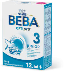 Beba OptiPro 3 Junior tejalapú anyatej kiegészítő tápszer 12 hó+ (500 g)