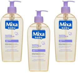 Mixa Baby nyugtató tisztító olaj a bőrre és a hajra (3x250 ml)