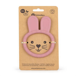 Petite&Mars Szilikon rágóka Bunny Dusty Rose 0m+ (723820)