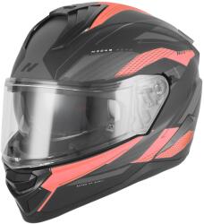 NOX Cască integrală pentru motocicletă NOX N304-S REVO negru mat-roșu (AIM140-2784)