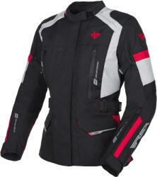 RSA Geacă de motocicletă pentru femei RSA EXO 2 negru-gri-roșu (RSAEXO2BGR)