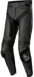 Alpinestars Pantaloni de motocicletă din piele Alpinestars Missile 3 negri (AIM110-350)