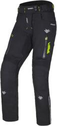 RSA Pantaloni de motocicletă RSA Greby 2 pentru femei, negru-galben-fluo (RSALAGREBY2BY)