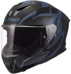 LS2 Cască integrală pentru motocicletă LS2 FF820 Rapid III Xtrem, negru mat-albastru-petrol (LS168201129-MASTER)