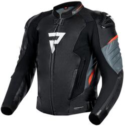 Rebelhorn Veloce Negru-Fluo Red Jacheta de motocicletă din piele de culoare negru-fluo roșu (PRBRH-LJ-VELOCE_09)