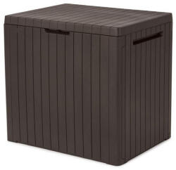 Keter City műanyag kerti tároló 113L barna (246942) - fabuland