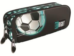 St. Majewski Penar neechipat cu 3 fermoare, St Majewski, St. Right Neon Football, cilindric Penar