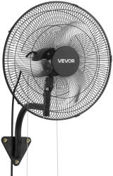 VEVOR 59 W ipari fali ventilátor 51 cm - oszcilláló faliventilátor 3 sebességfokozattal és állítható dőlésszöggel