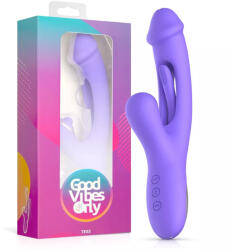 Good Vibes Only - Tess többfunkciós vibrátor G-pont ággal és klitoriszgolyóval - ovszer-vasarlas