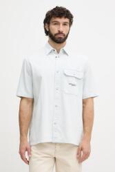 Giorgio Armani ing férfi pamut - kék M - answear - 30 990 Ft