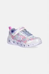 Skechers gyerek sportcipő HEART LIGHTS - ezüst 33.5