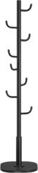 Songmics Home Álló kaktuszos ruhafogas 8 akasztóval, fekete 175 cm magas (RCR039B01)