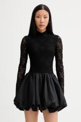 Bardot kiszélesedő ruha - fekete L - answear - 42 990 Ft