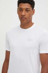 EA7 Emporio Armani pamut póló - fehér M - answear - 22 990 Ft