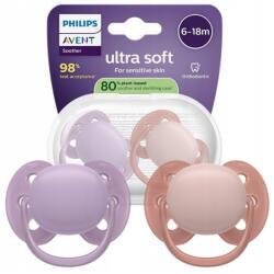 Philips Avent Soother Soft 6-18 luni - 2 bucăți