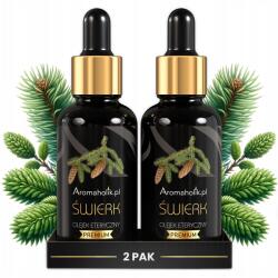 Aromaholik Bio Lucfenyő illóolaj Erdő illata otthon aromaterápia 2x 30ml (Olejek ze Świerku Eteryczny do Sauny)
