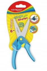 Keyroad Iskolai olló Snip Snap zárral mix (KR971696)