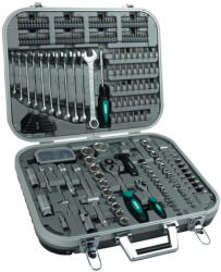 Brüder Mannesmann Mannesmann Set chei tubulare, 232 piese, 1/4 și 1/2, în valiză din plastic (M98450) Trusa unelte