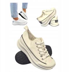 Seastar Női Tornacipő Seastar Anyag Tornacipő All Star Convers Fehér méret 38 (11100 białe sportowe adidasy lekkie wiązane)